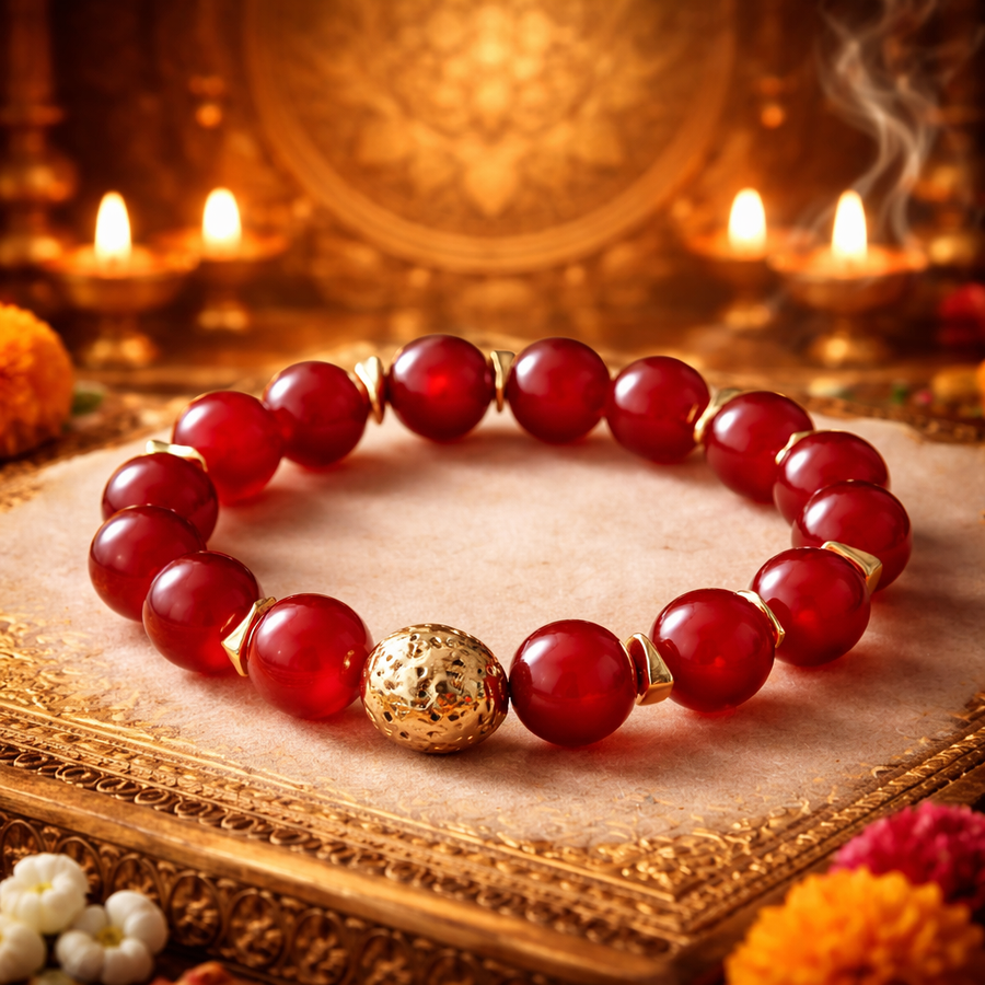 Carnelian Stone Bracelet