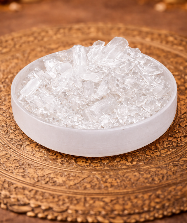 Selenite Crystal Plate