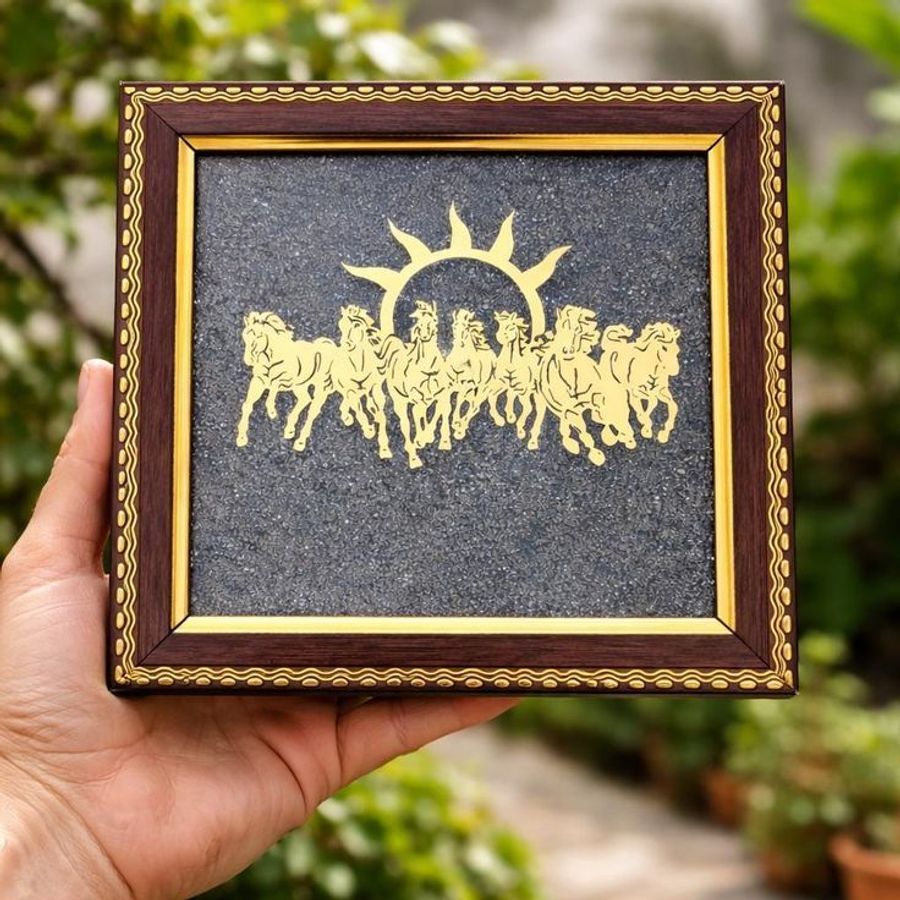 7 Horses Pyrite Frame