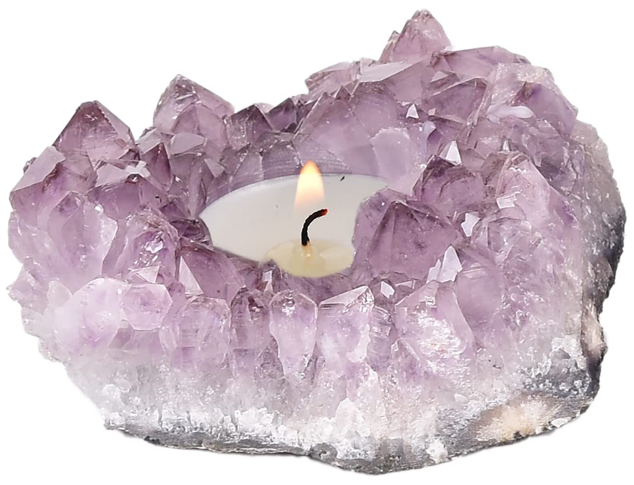 Amethyst Candle Holder