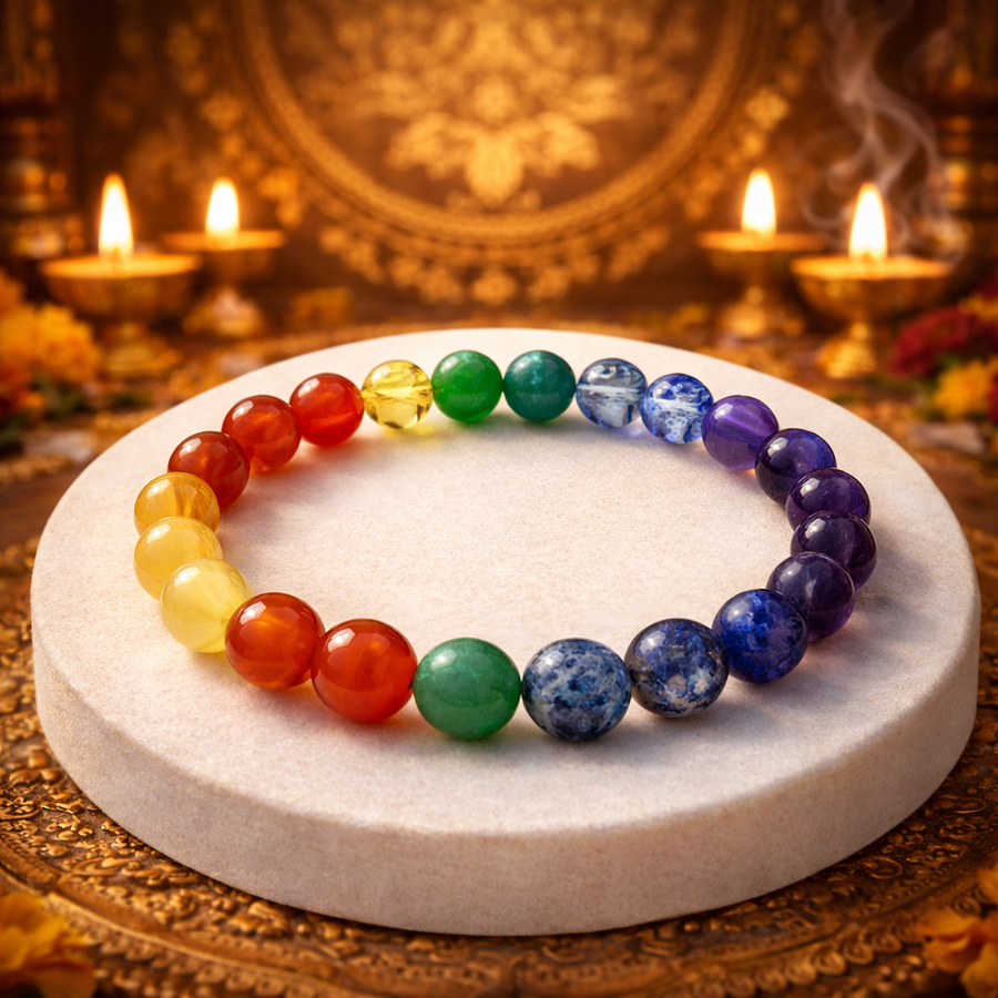Natural 7 Chakra Bracelet