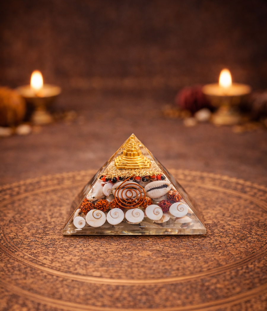 Gomti Shree Yantra Orgone Pyramid