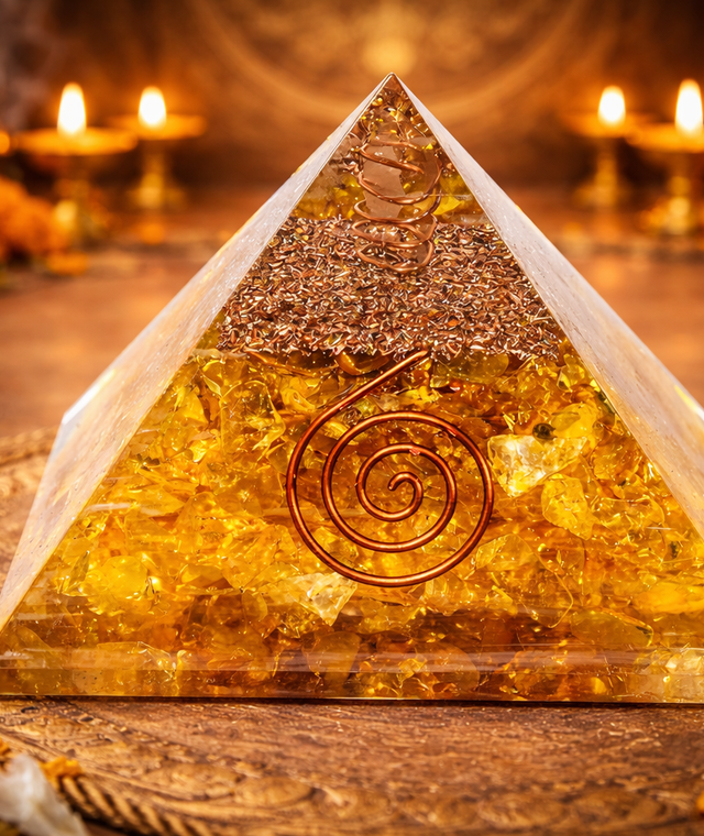 Citrine Pyramid