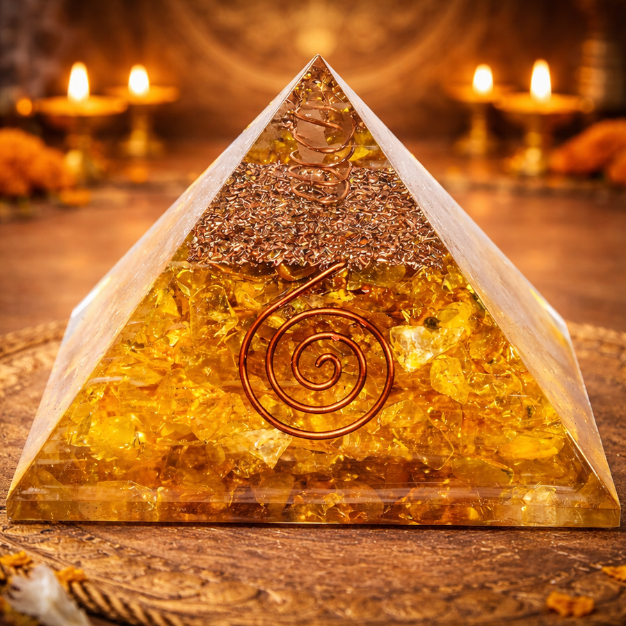 Citrine Pyramid